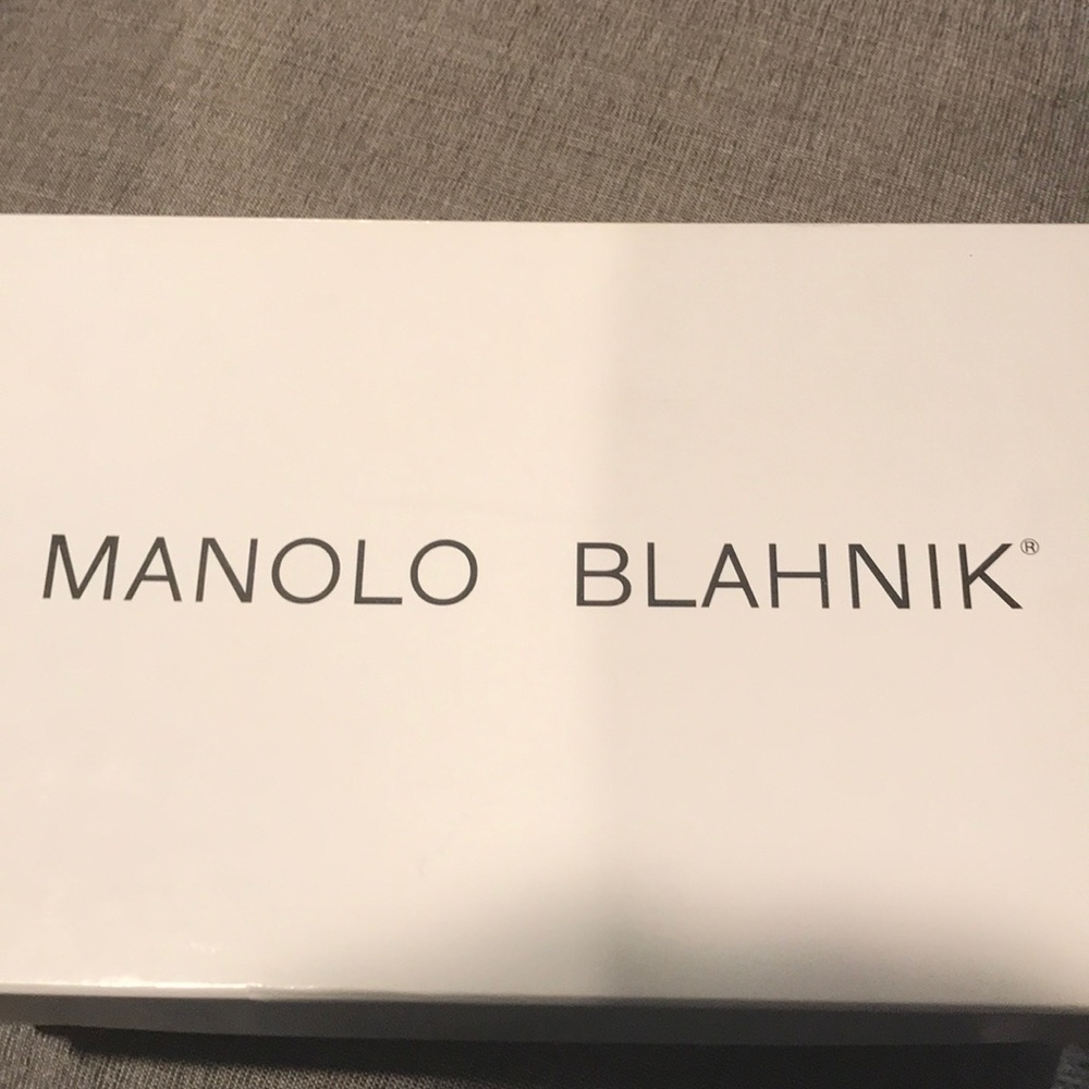 Manila Blanhnik Peep Toe shoes